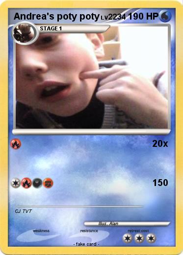 Pokemon Andrea's poty poty