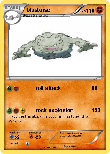 Pokemon blastoise
