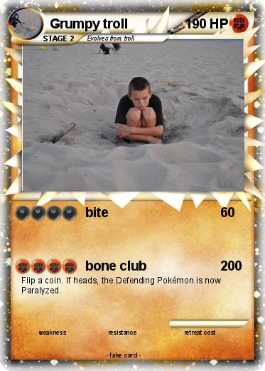 Pokemon Grumpy troll