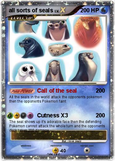 Pokemon all sorts of seals