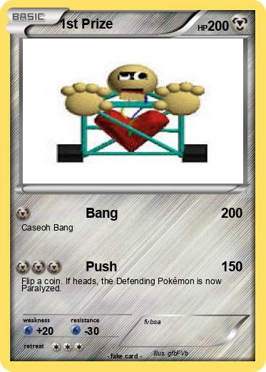 Pokemon 1st Prize