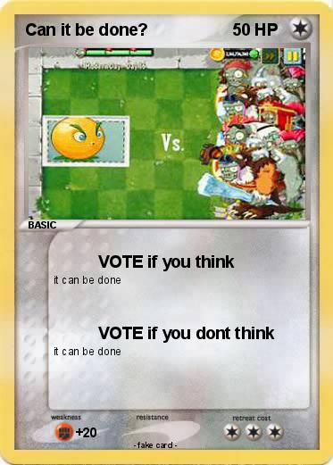 Pokemon Can it be done?