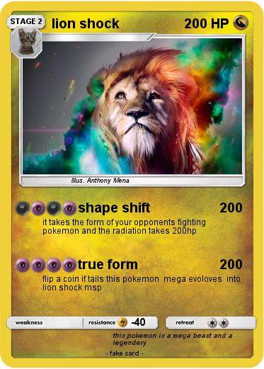 Pokemon lion shock