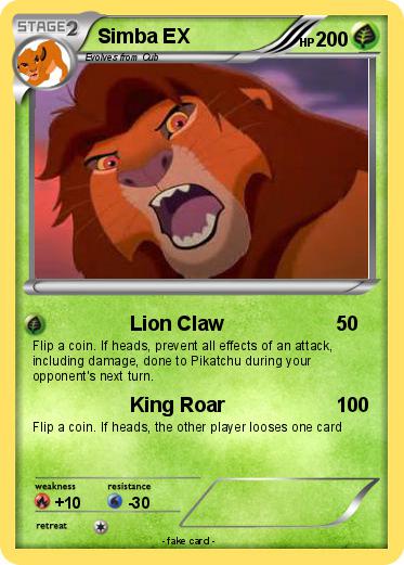 Pokemon Simba EX