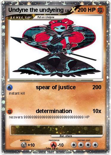 Pokemon Undyne the undyeing