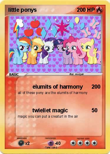Pokemon little ponys