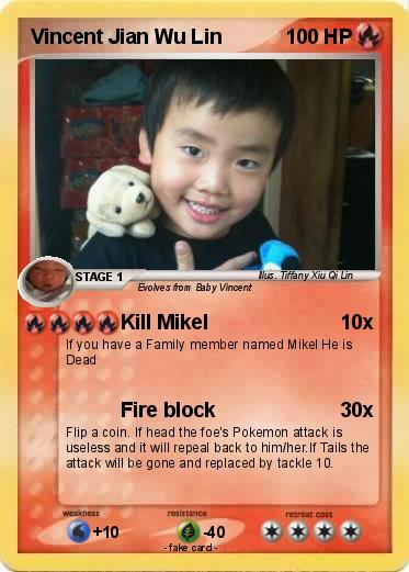 Pokemon Vincent Jian Wu Lin