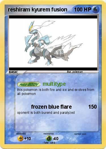 Pokemon reshiram kyurem fusion