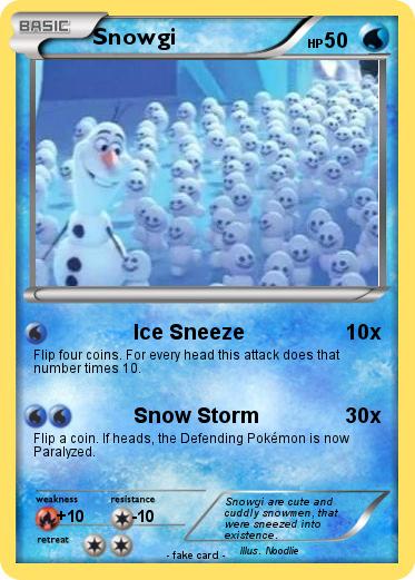 Pokemon Snowgi