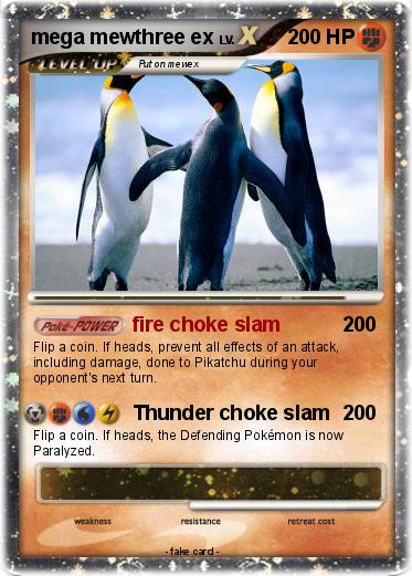 Pokemon mega mewthree ex