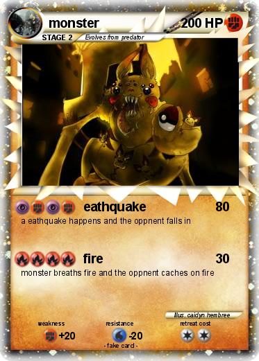 Pokemon monster