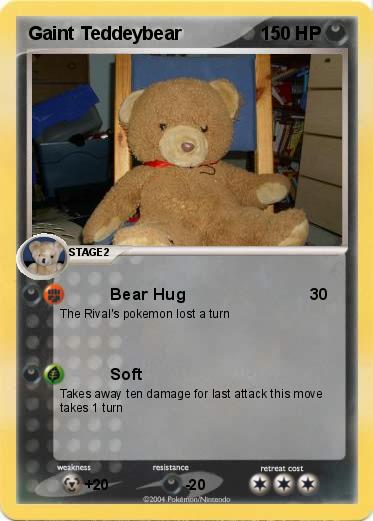 Pokemon Gaint Teddeybear