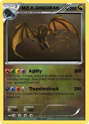 Pokemon M,E,K,GHIDORAH