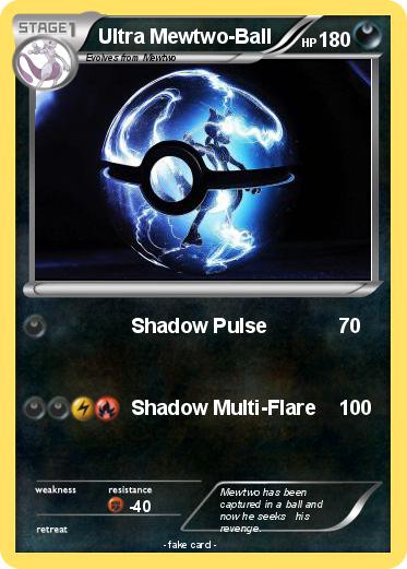 Pokemon Ultra Mewtwo-Ball