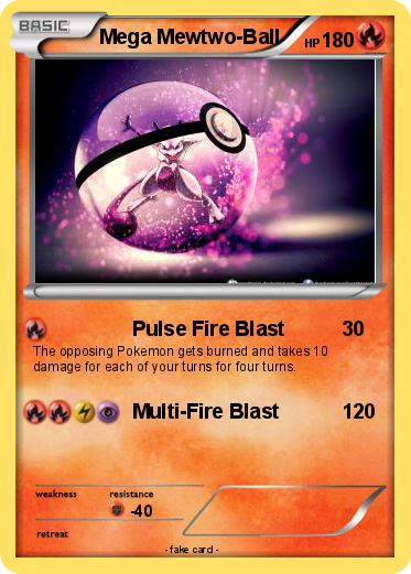 Pokemon Mega Mewtwo-Ball
