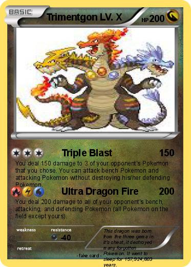 Pokemon Trimentgon LV. X