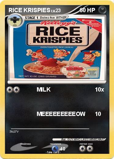 Pokemon RICE KRISPIES