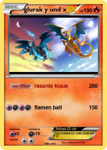 Pokemon glurak y und x