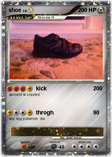 Pokemon shoe