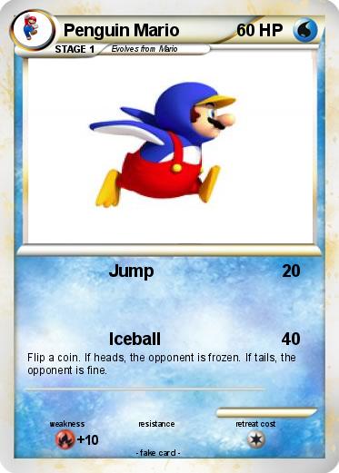 Pokemon Penguin Mario