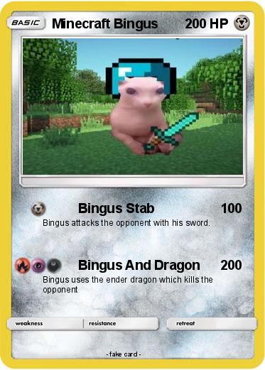 Pokemon Minecraft Bingus