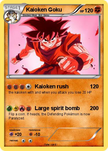 Pokemon Kaioken Goku