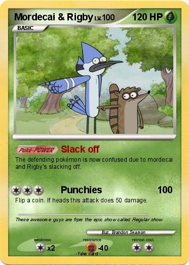 Pokemon Mordecai & Rigby