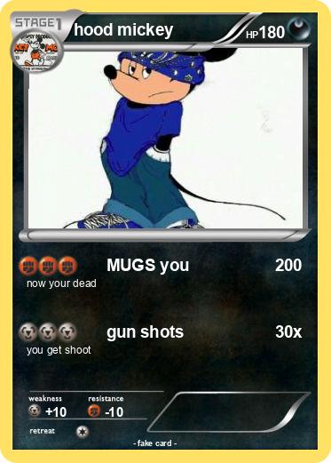 Pokemon hood mickey
