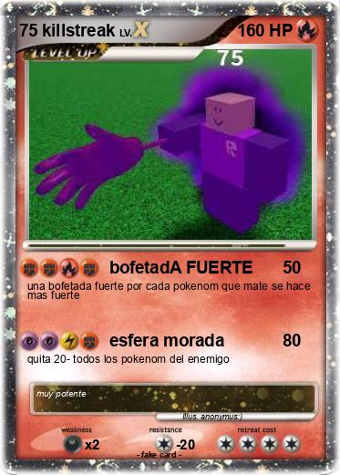 Pokemon 75 killstreak