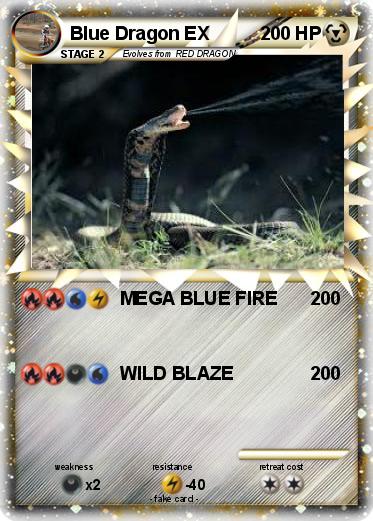 Pokemon Blue Dragon EX