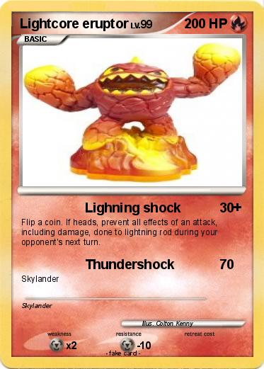 Pokemon Lightcore eruptor