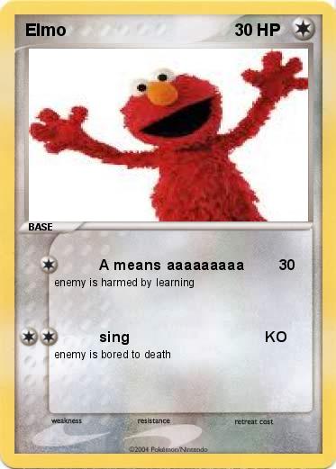 Pokemon Elmo                           