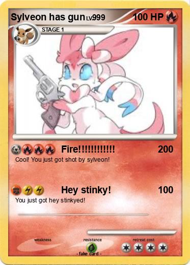 Pokemon Sylveon has gun