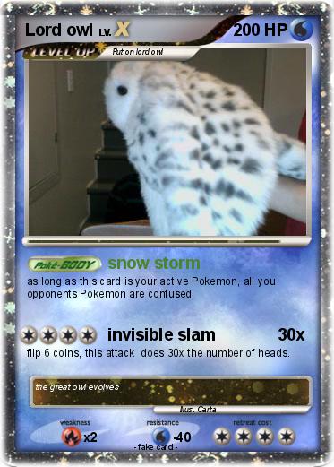 Pokemon Lord owl
