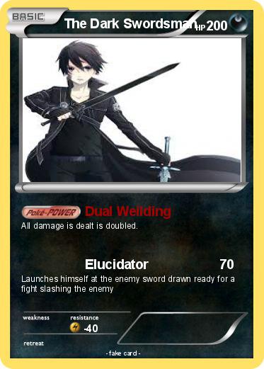 Pokemon The Dark Swordsman
