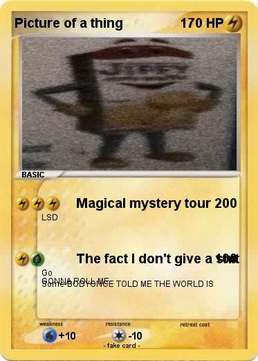 Pokemon Picture of a thing
