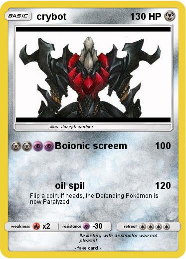 Pokemon crybot