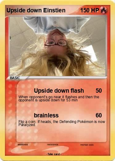 Pokemon Upside down Einstien