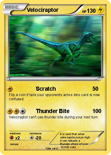 Pokemon Velociraptor