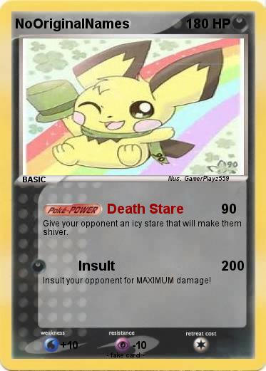 Pokemon NoOriginalNames