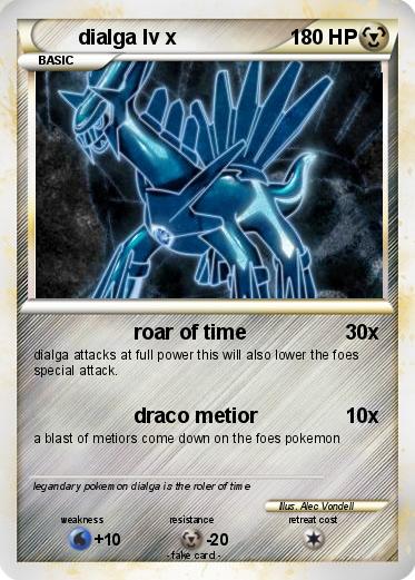 Pokemon dialga lv x