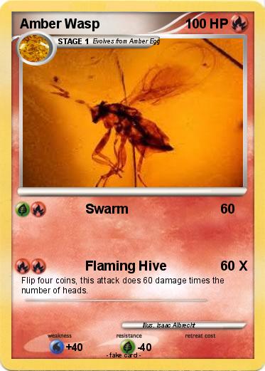 Pokemon Amber Wasp