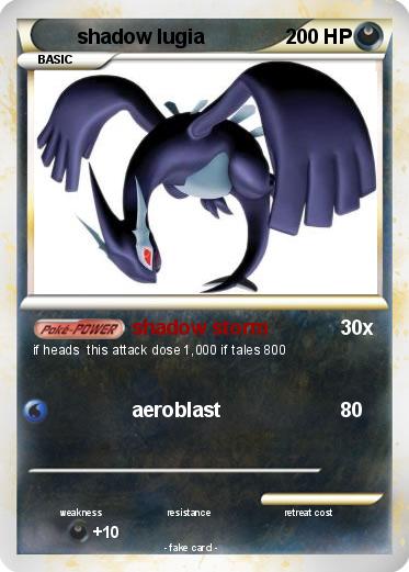 Pokemon shadow lugia