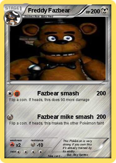 Pokemon Freddy Fazbear