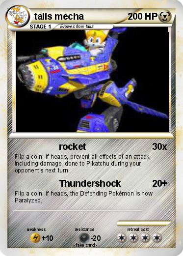 Pokemon tails mecha