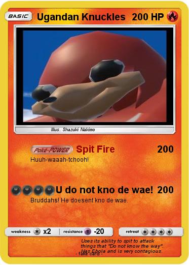Pokemon Ugandan Knuckles
