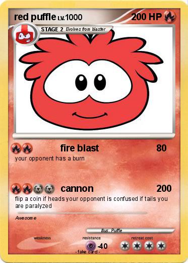 Pokemon red puffle