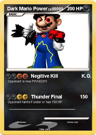 Pokemon Dark Mario Power