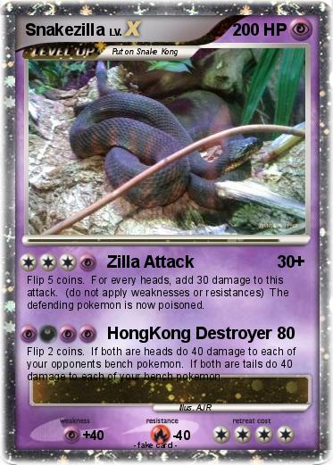 Pokemon Snakezilla