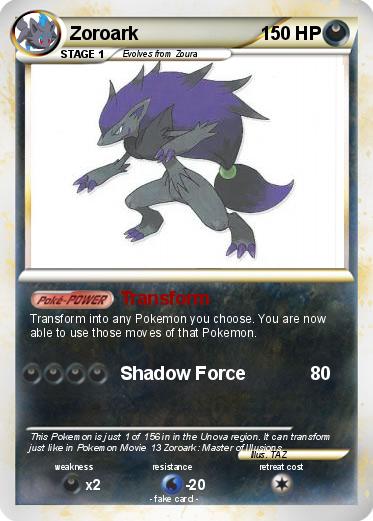 Pokemon Zoroark